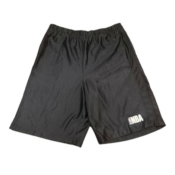 NBA Elevation Black Elastic Waist Basketball Shorts w. Pockets | Size Medium - Picture 1 of 7